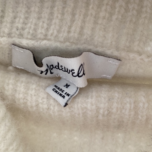 Madewell Hickory Colorblock Turtleneck Wool Sweater - Picture 4 of 5